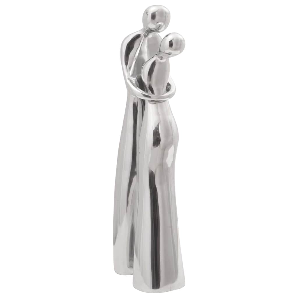 Skulptur Silber 10 X 16 X 49 Cm Aluminium
