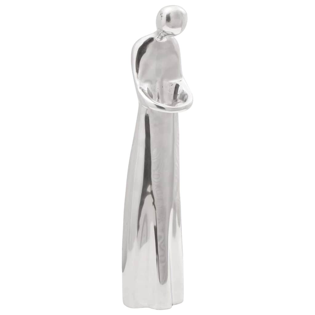 Skulptur Silber 10 X 16 X 49 Cm Aluminium