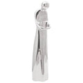 Skulptur Silber 10 X 16 X 49 Cm Aluminium