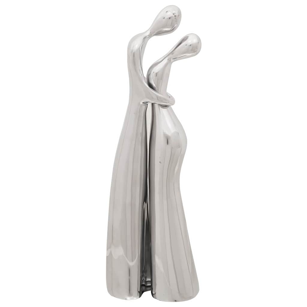 Skulptur Silber 10 X 16 X 49 Cm Aluminium