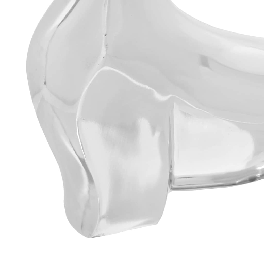 Stierskulptur Silber Aluminium