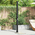 Außen Solardusche Schwarz 217 Cm Pvc Und Aluminium
