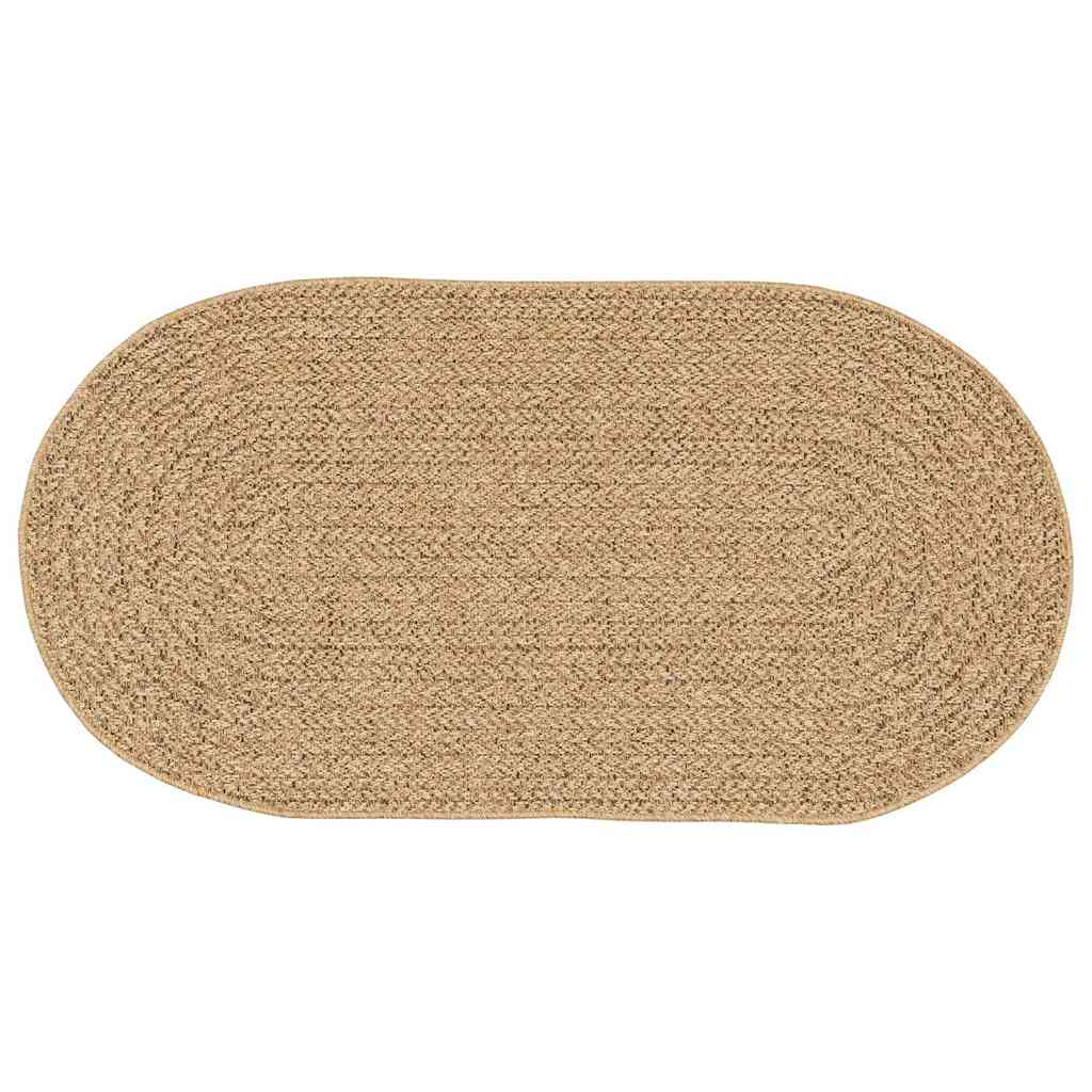 Teppich Zizur Braun 150 X 80 Cm Polypropylen