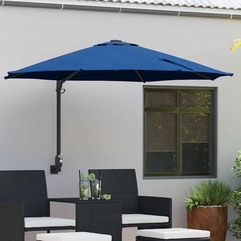 Garten-Sonnenschirm 248 X 248 X 148 Cm Polyester Und Stahl