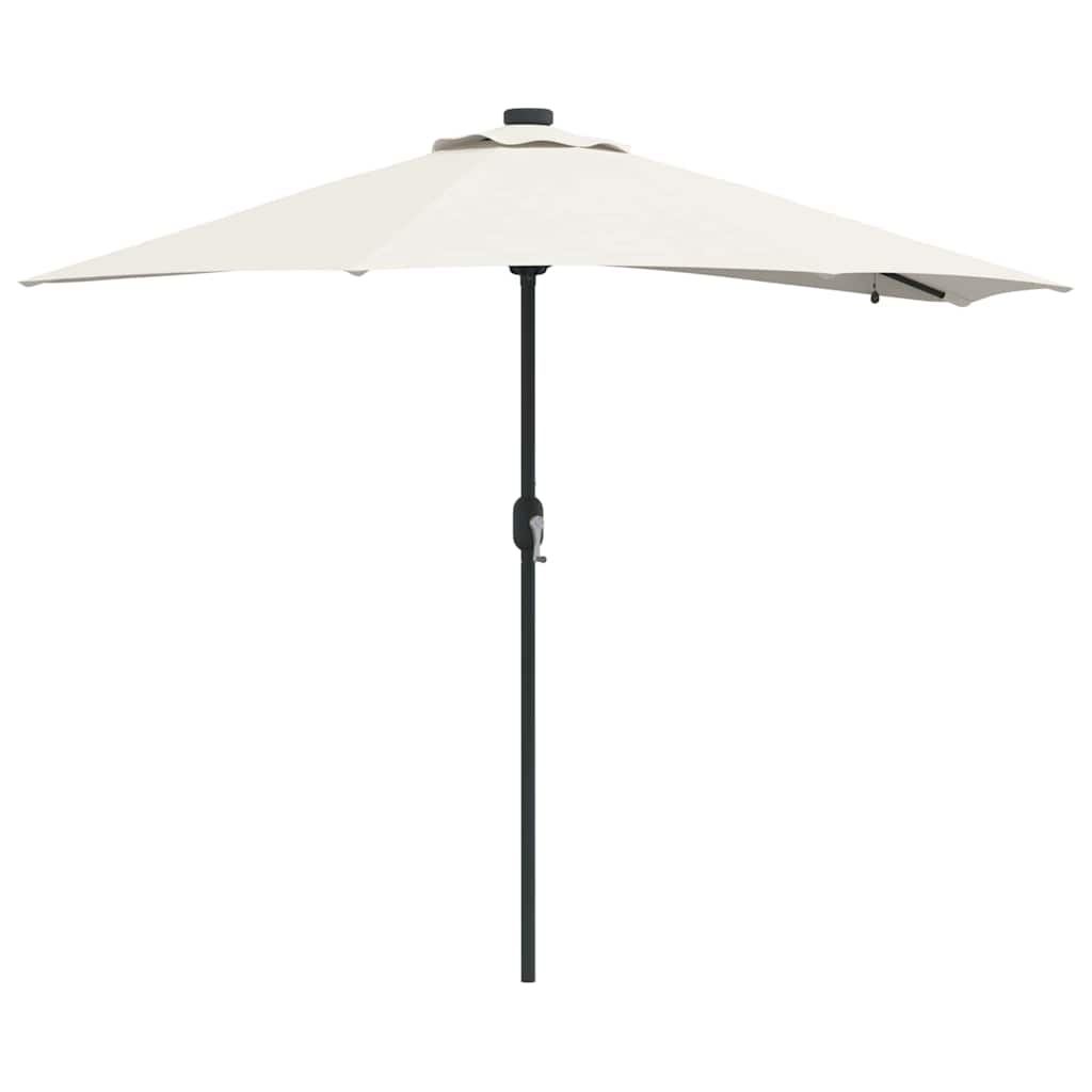 Garten-Sonnenschirm 294 X 150 X 223 Cm Polyester Und Stahl