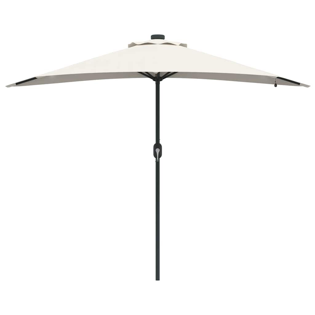 Garten-Sonnenschirm 294 X 150 X 223 Cm Polyester Und Stahl
