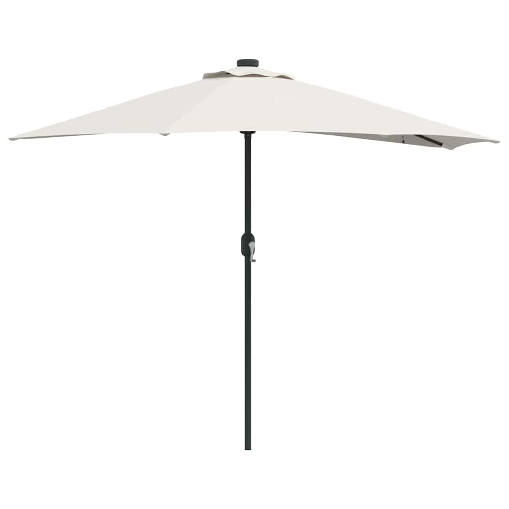 Garten-Sonnenschirm 294 X 150 X 224 Cm Polyester Und Stahl
