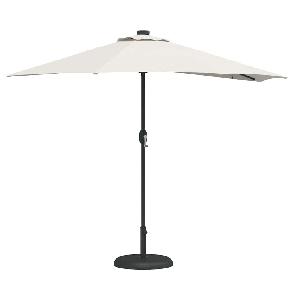 Garten-Sonnenschirm 294 X 150 X 224 Cm Polyester Und Stahl