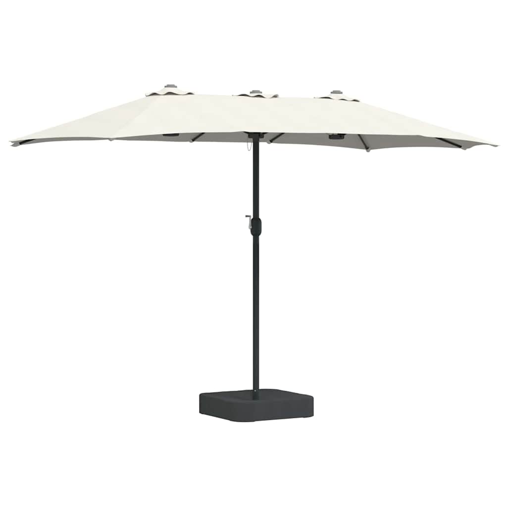 Garten-Sonnenschirm 385 X 209 X 244 Cm Polyester Und Stahl