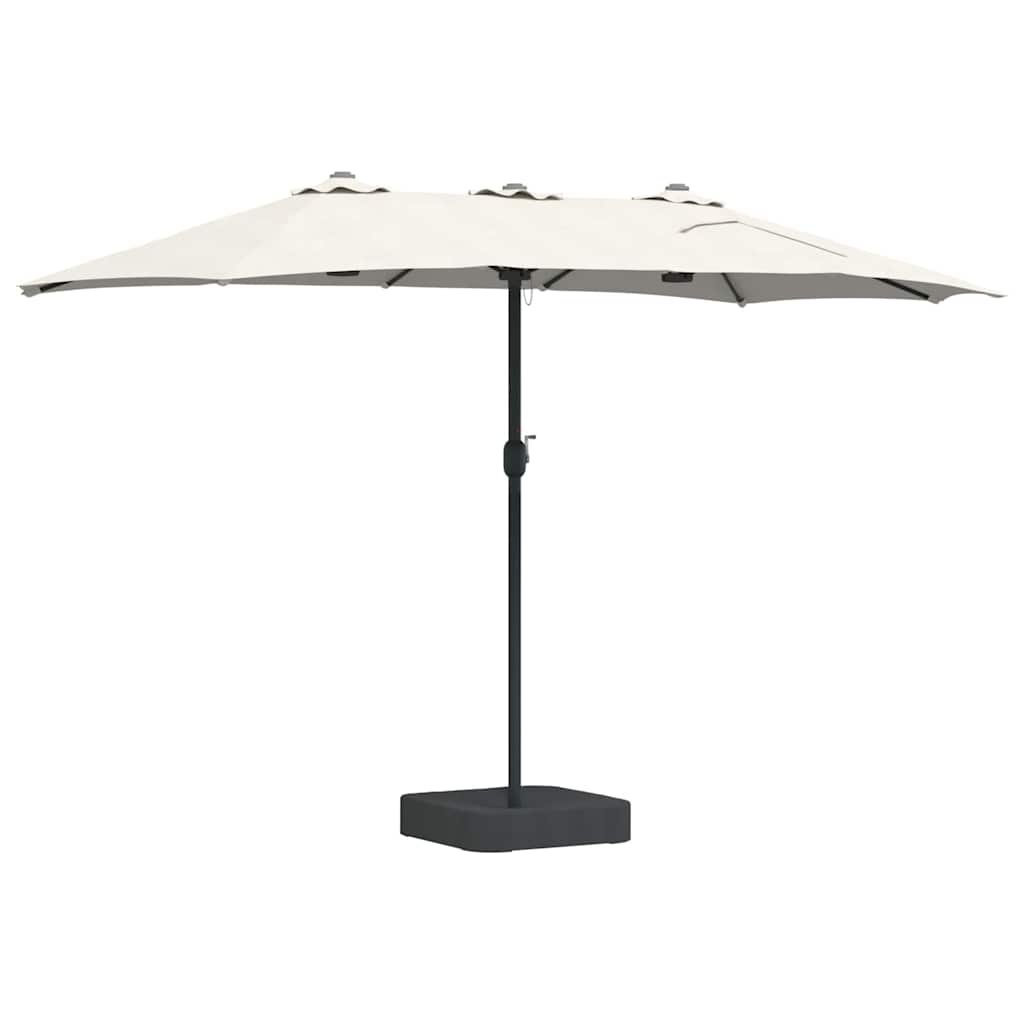 Garten-Sonnenschirm 385 X 209 X 244 Cm Polyester Und Stahl