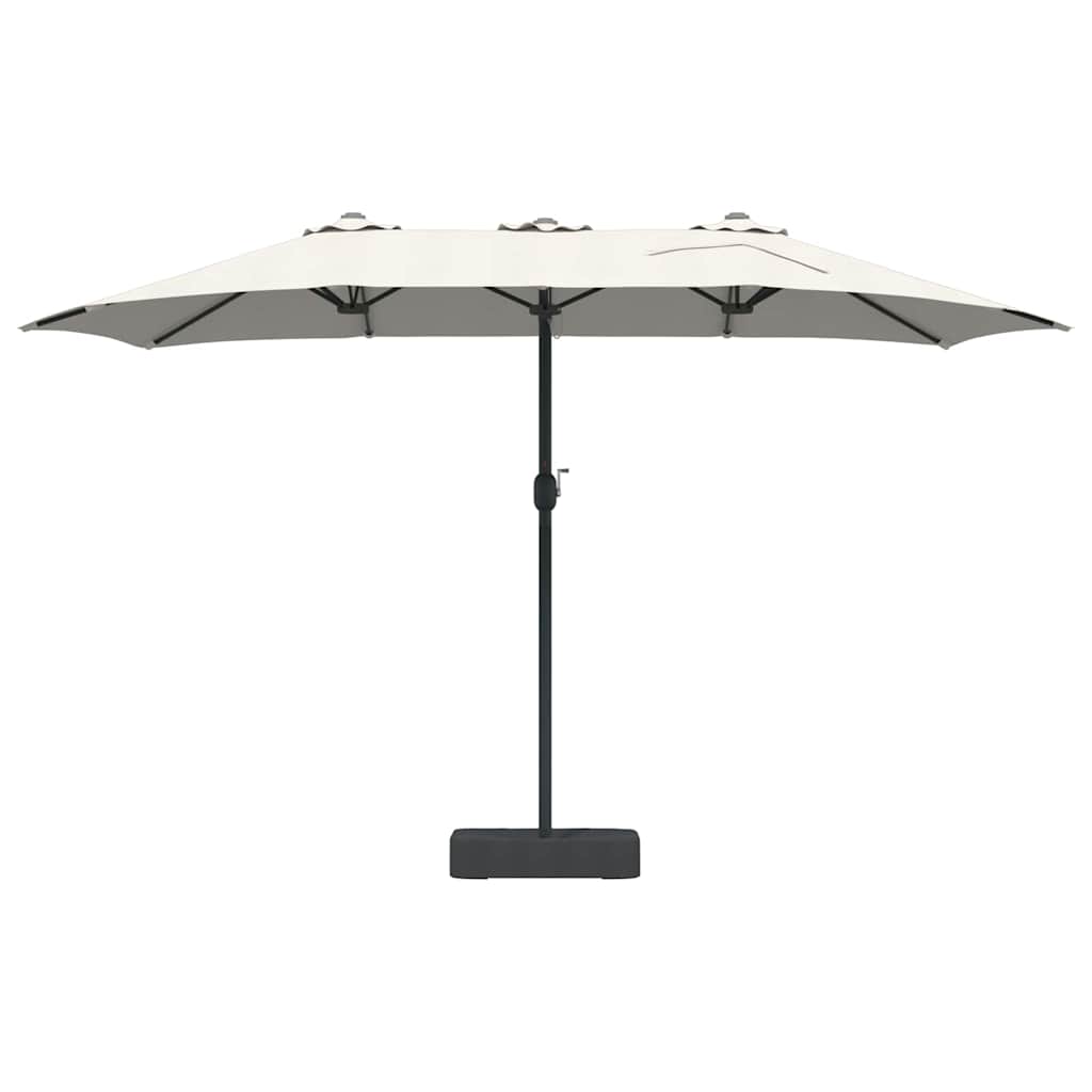 Garten-Sonnenschirm 385 X 209 X 244 Cm Polyester Und Stahl