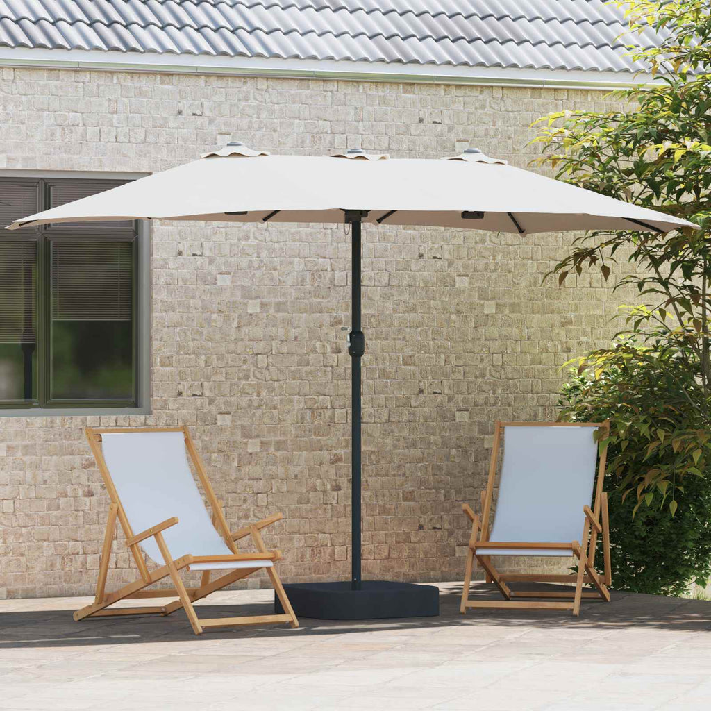 Garten-Sonnenschirm Und Anthrazit 385 X 209 X 244 Cm