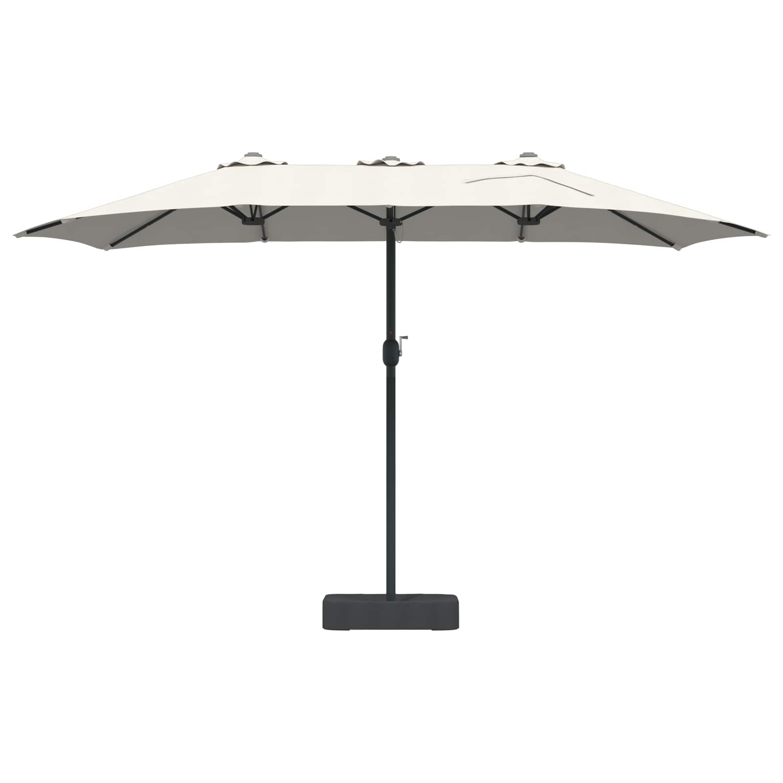 Garten-Sonnenschirm Und Anthrazit 385 X 209 X 244 Cm