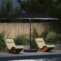 Garten-Sonnenschirm Und Anthrazit 385 X 209 X 244 Cm