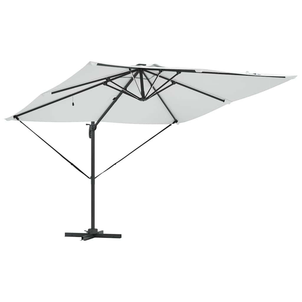 Sonnenschirm 286 X 284 X 270 Cm Aluminium Und Polyester