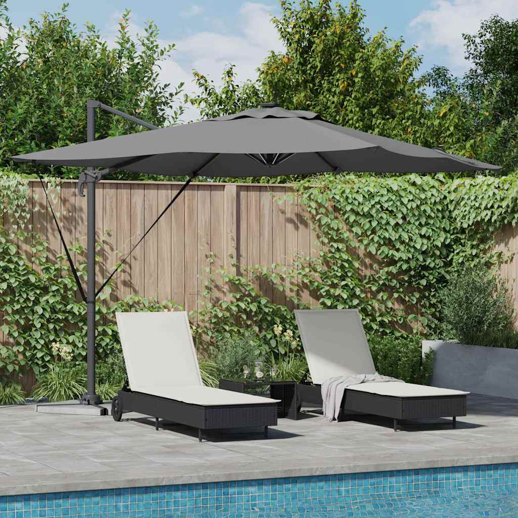 Sonnenschirm 286 X 284 X 270 Cm Aluminium Und Polyester