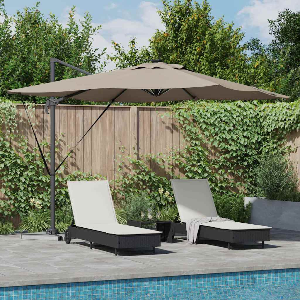 Sonnenschirm 286 X 284 X 270 Cm Aluminium Und Polyester
