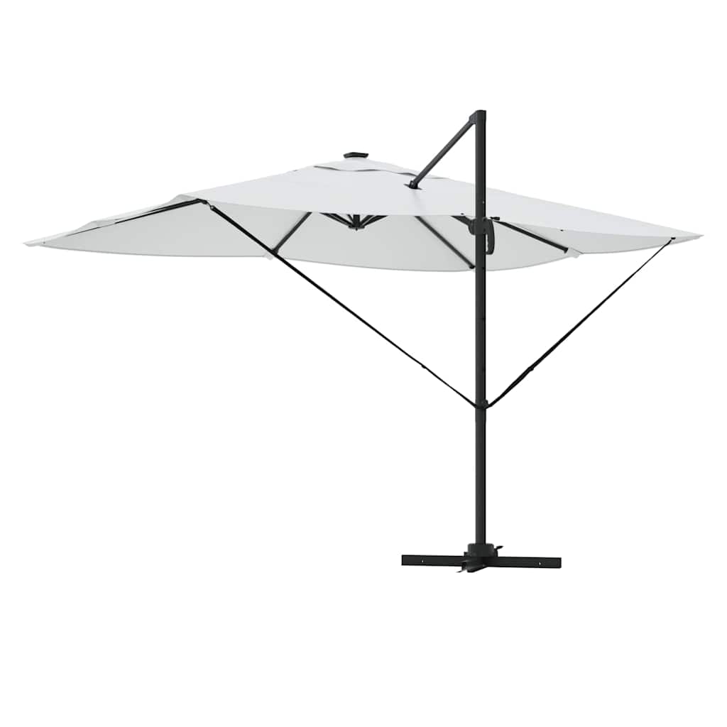 Sonnenschirm 352 X 251 X 265 Cm Polyester Und Aluminium