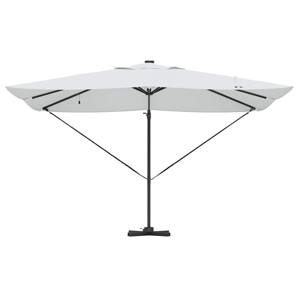 Sonnenschirm 352 X 251 X 265 Cm Polyester Und Aluminium