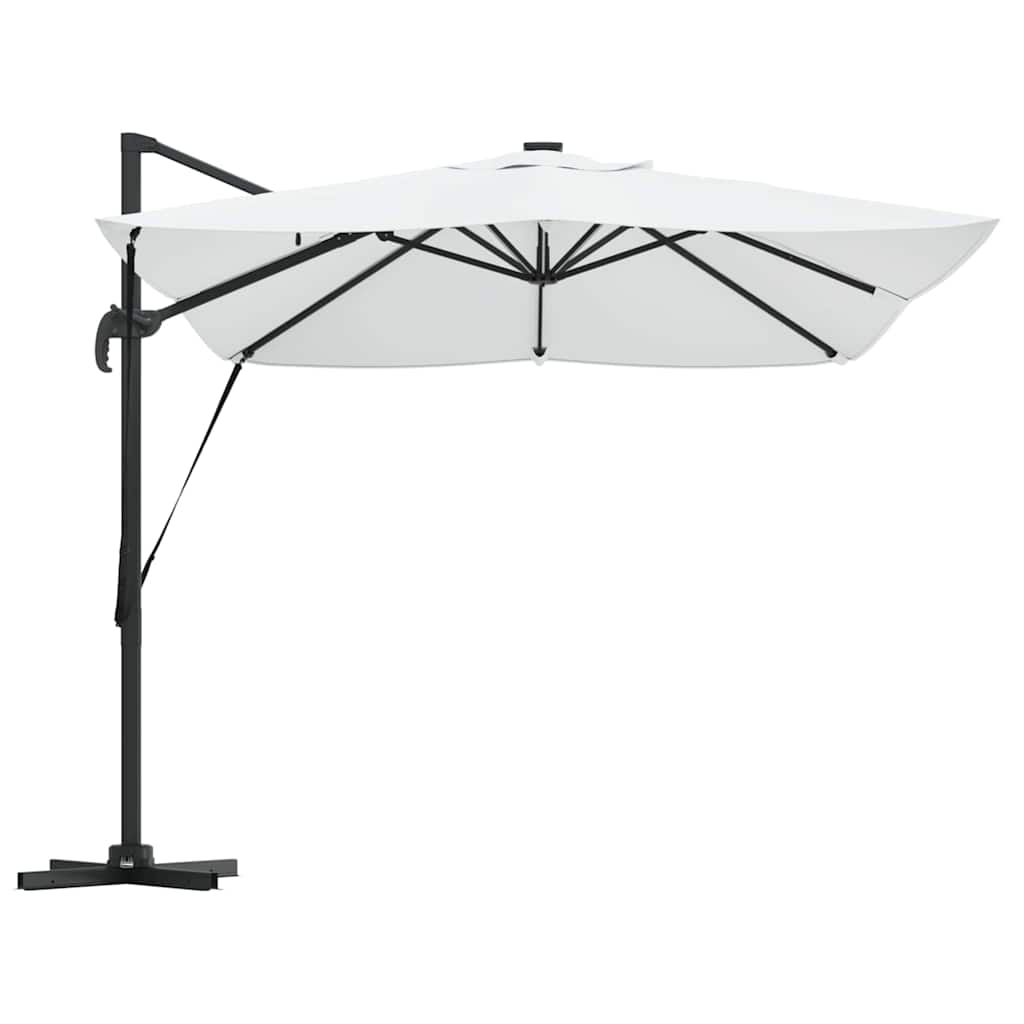Sonnenschirm 352 X 251 X 265 Cm Polyester Und Aluminium