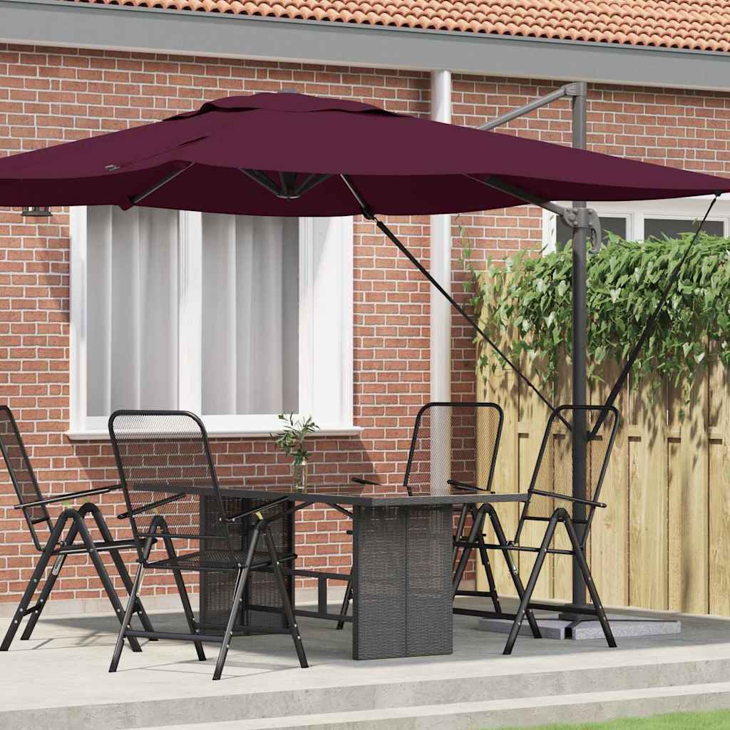 Roma Parasol 286 X 284 X 265 Cm Aluminium Und Polyester