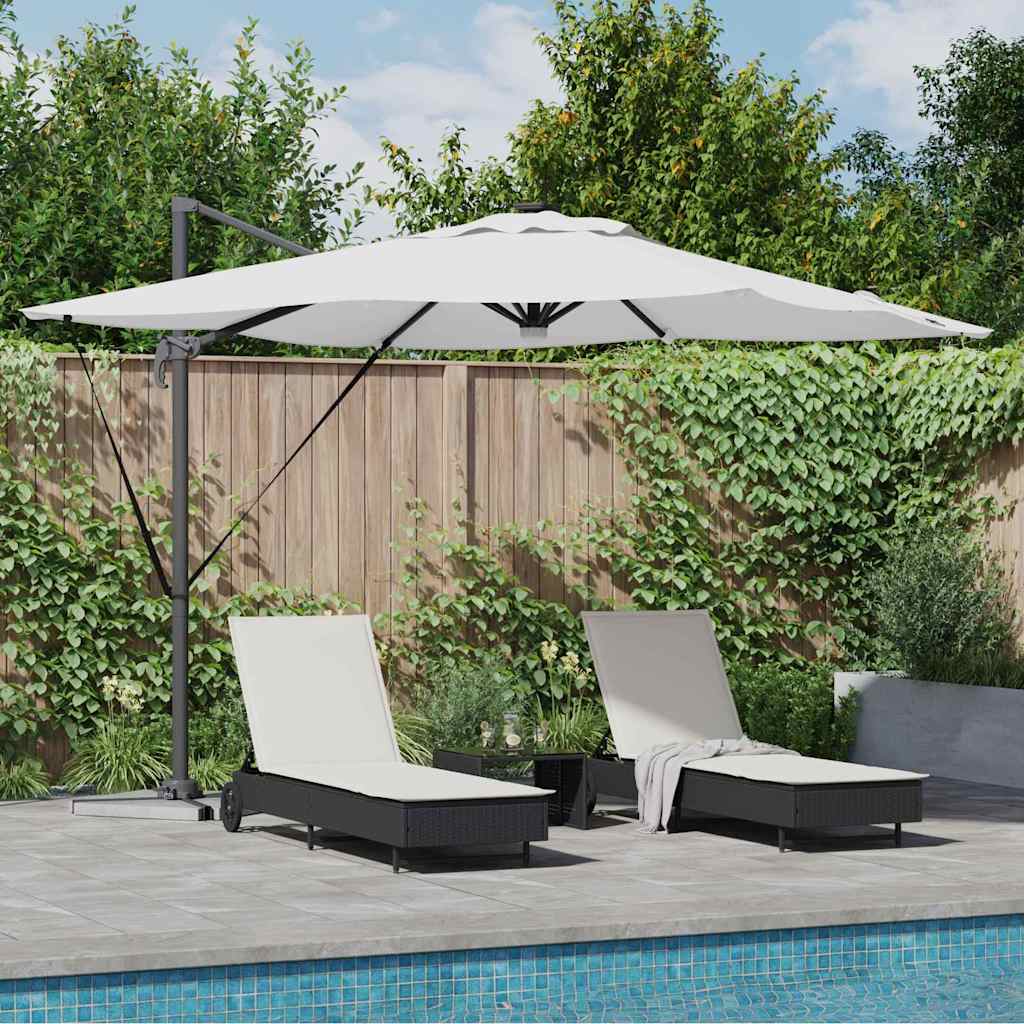 Roma Parasol Mit Led-Lichtleisten 286 X 284 X 270 Cm
