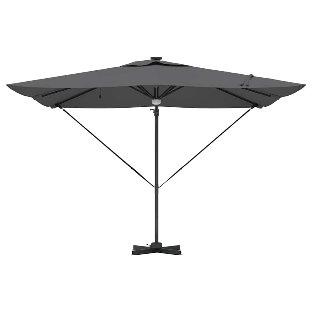 Roma Parasol Mit Led-Lichtleisten 286 X 284 X 270 Cm