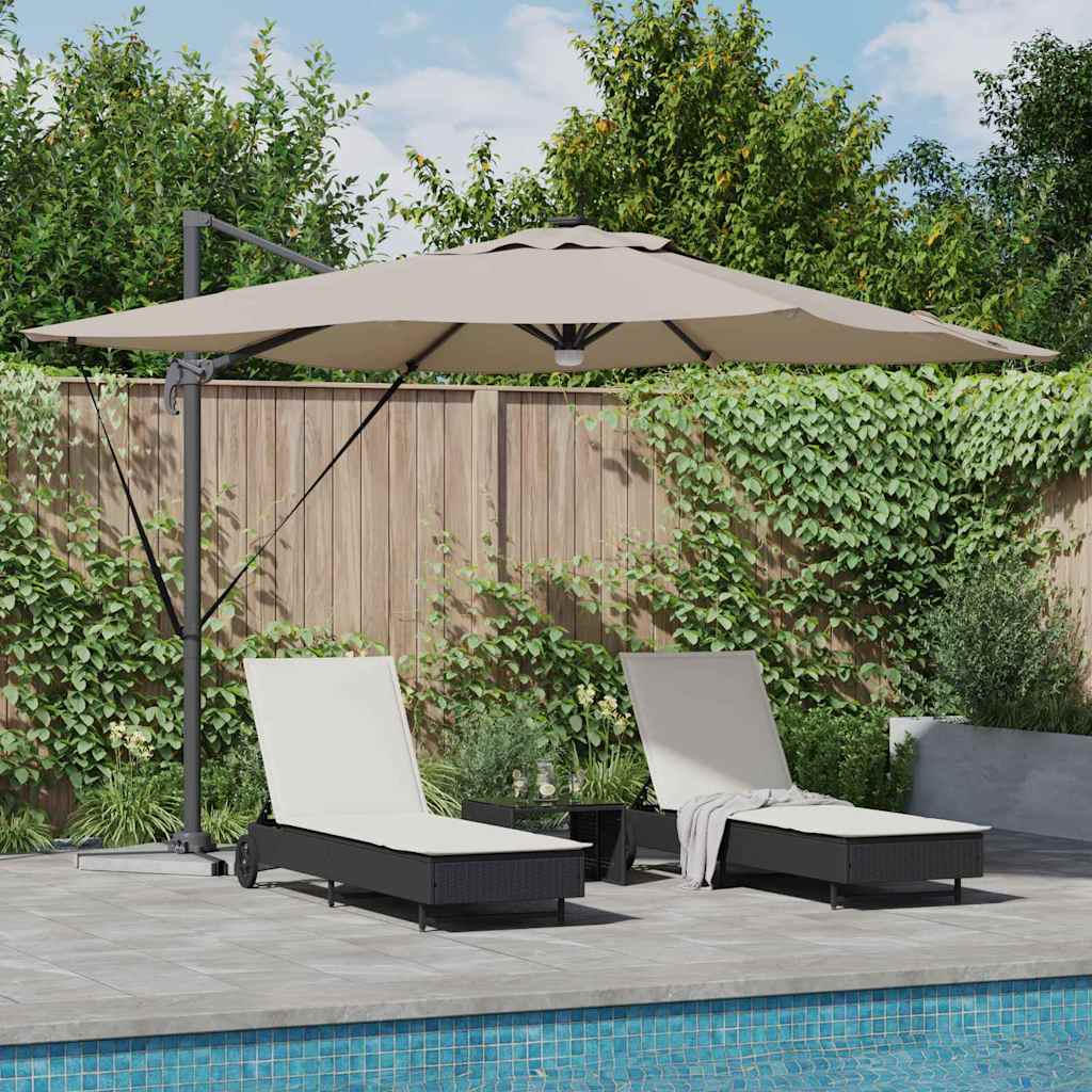 Roma Parasol Mit Led-Lichtleisten 286 X 284 X 270 Cm