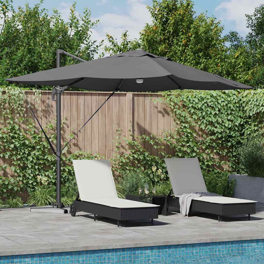 Sonnenschirm 351 X 250 X 253 Cm Polyester Und Aluminium