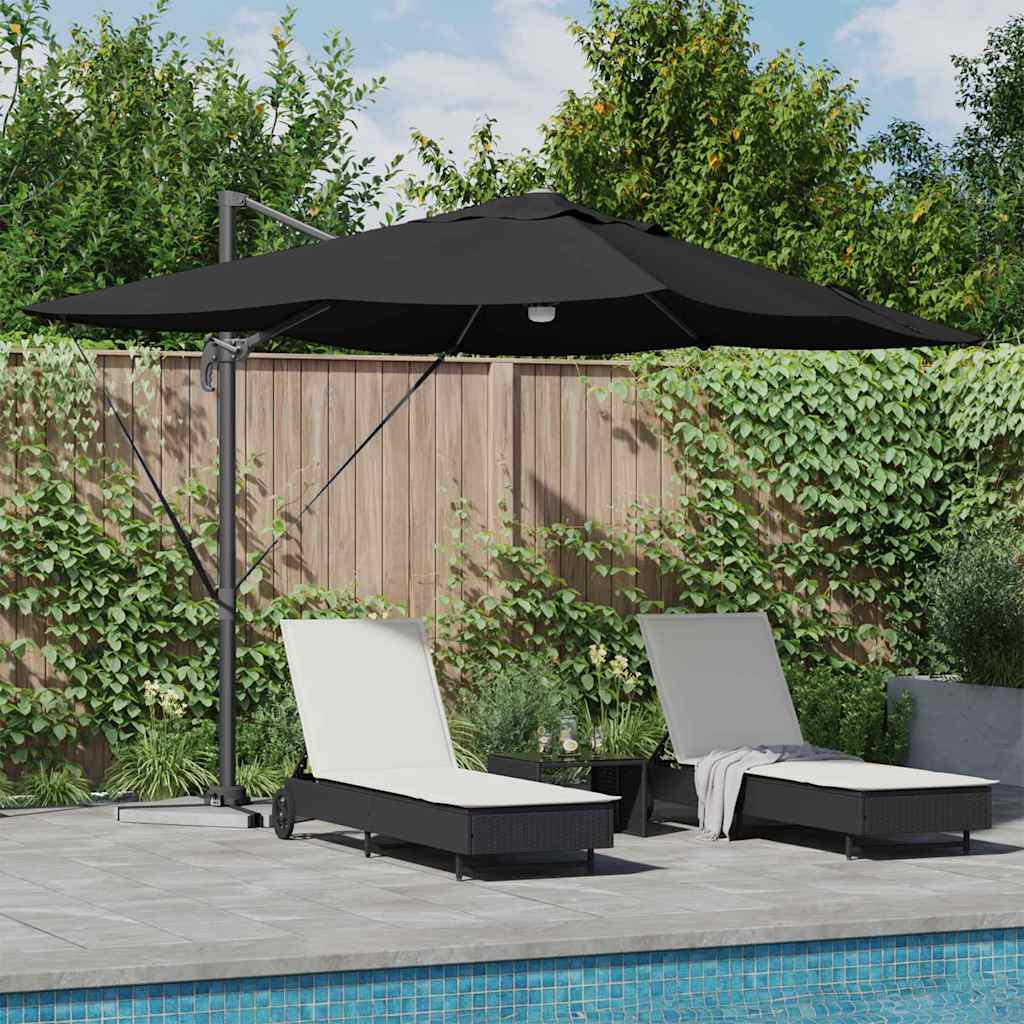 Sonnenschirm 351 X 250 X 253 Cm Polyester Und Aluminium