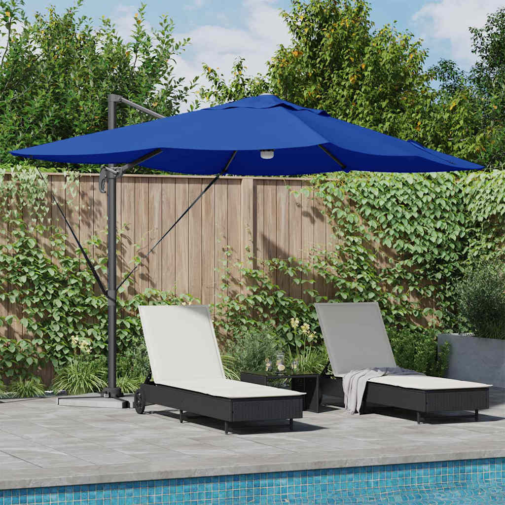 Sonnenschirm 351 X 250 X 253 Cm Polyester Und Aluminium