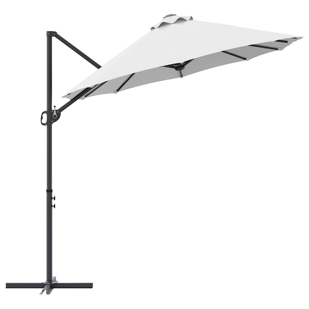 Sonnenschirm 372 X 198 X 243 Cm Polyester Und Aluminium