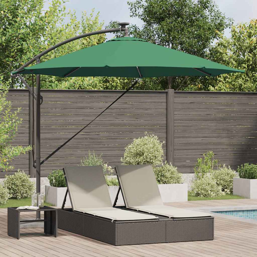 Sonnenschirm 294 X 294 X 248 Cm Polyester Und Aluminium
