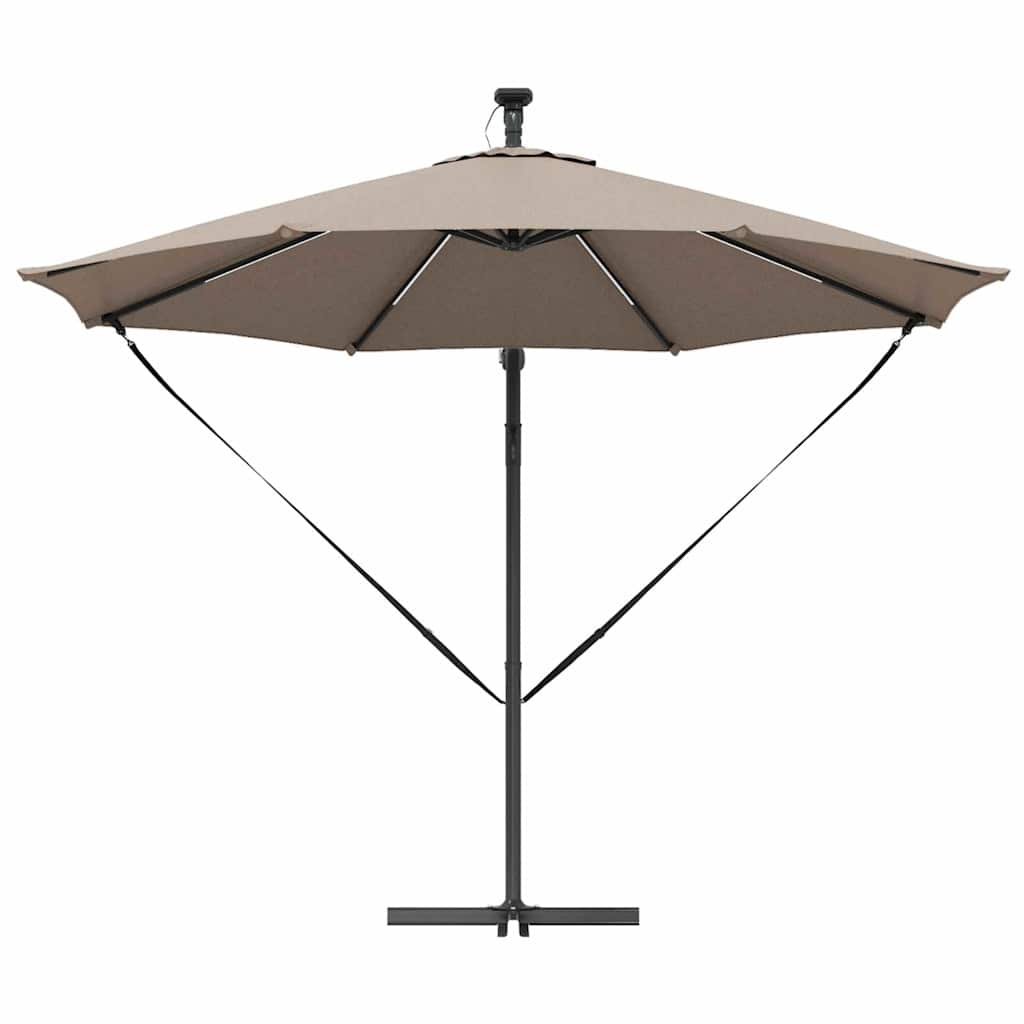 Sonnenschirm 294 X 294 X 248 Cm Polyester Und Aluminium