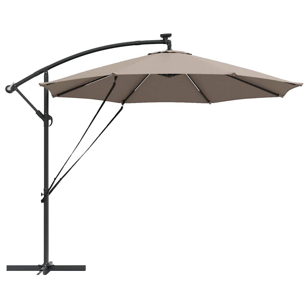 Sonnenschirm 294 X 294 X 248 Cm Polyester Und Aluminium