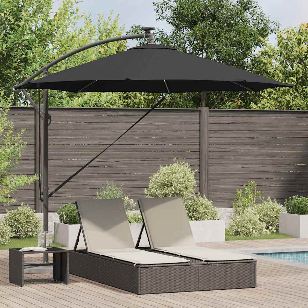 Sonnenschirm 294 X 294 X 248 Cm Polyester Und Aluminium