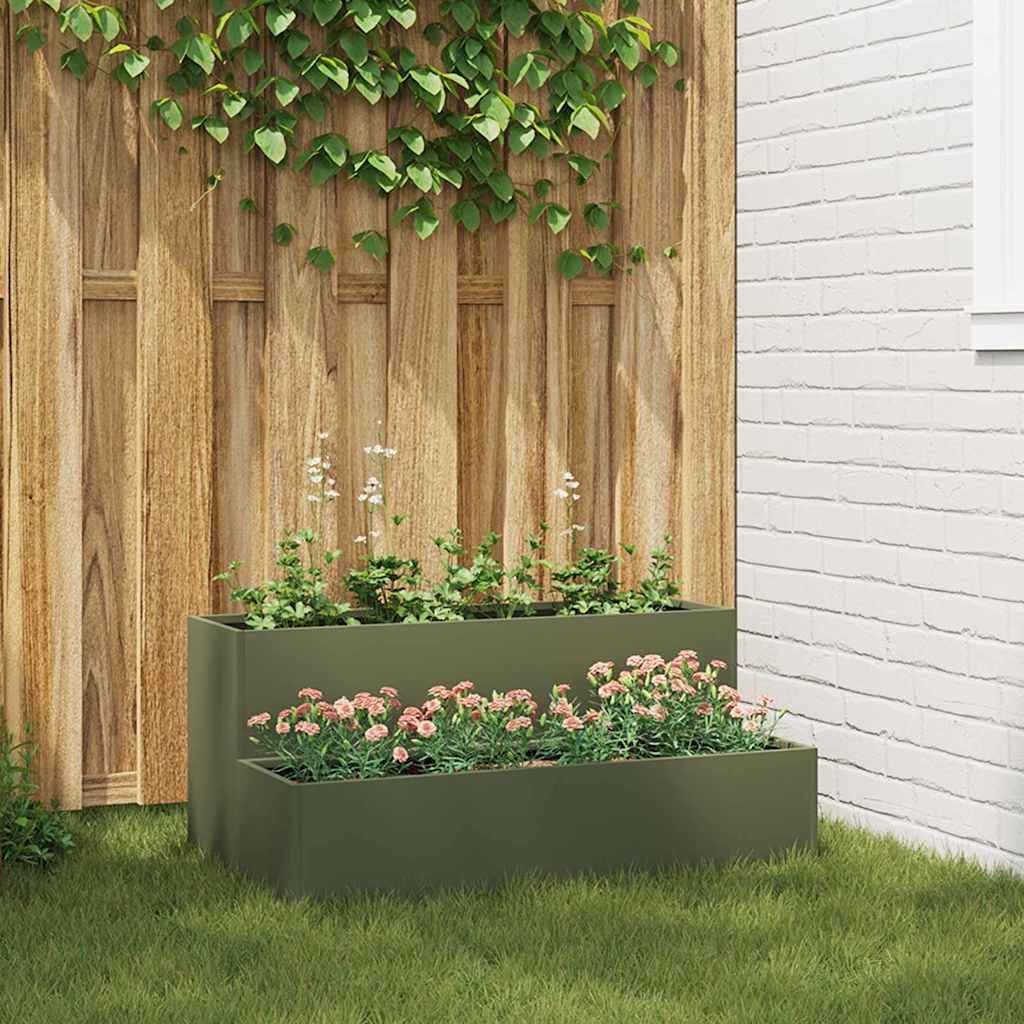 Garten-Pflanzgefäß Kaltgewalzter Stahl