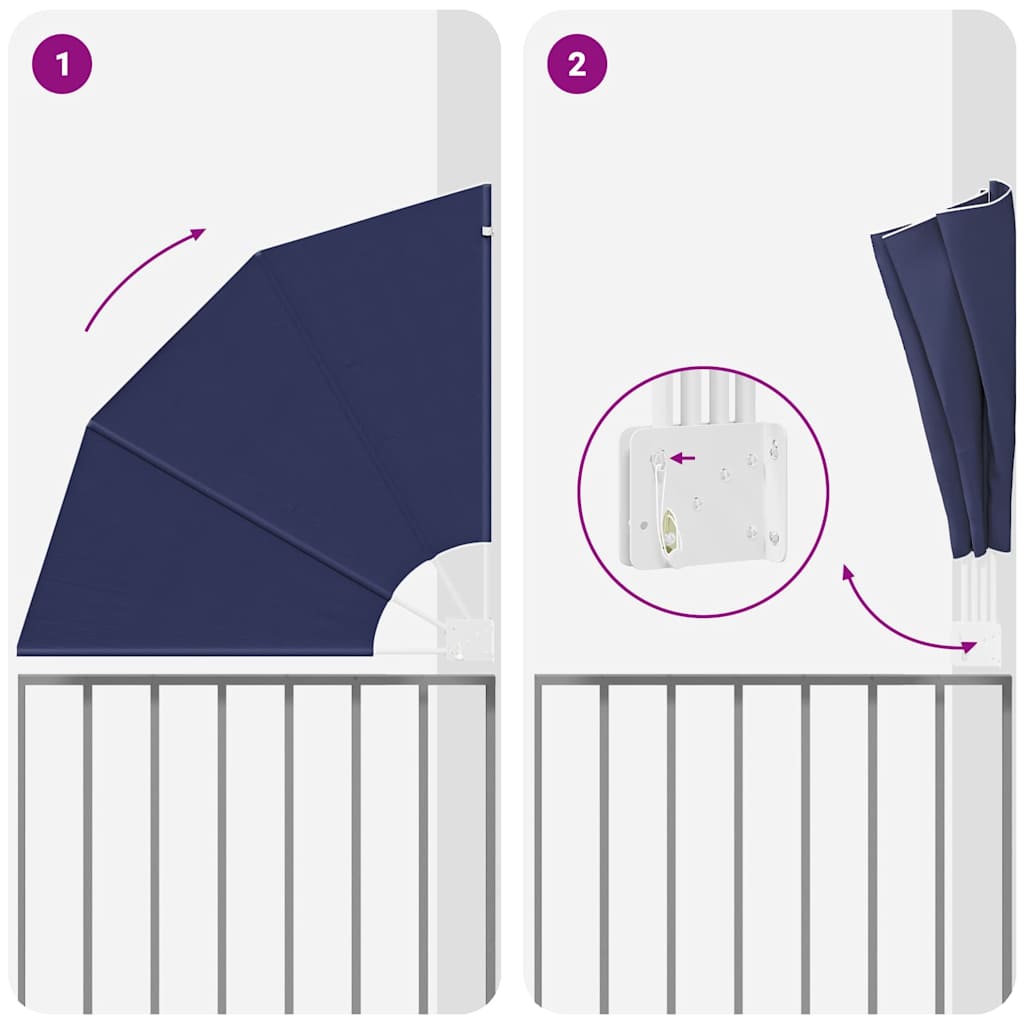 Balkon Sichtschutz Polyester