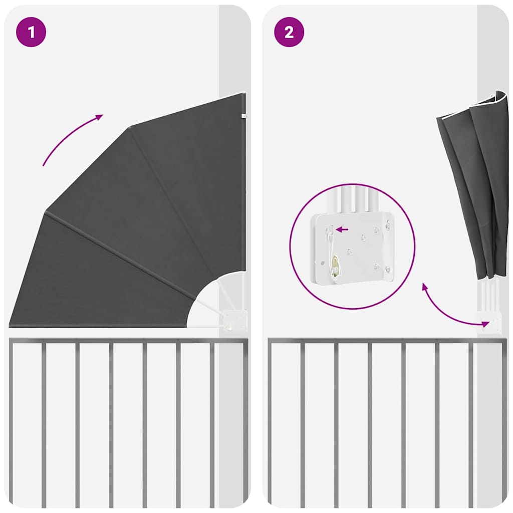 Balkon Sichtschutz Polyester