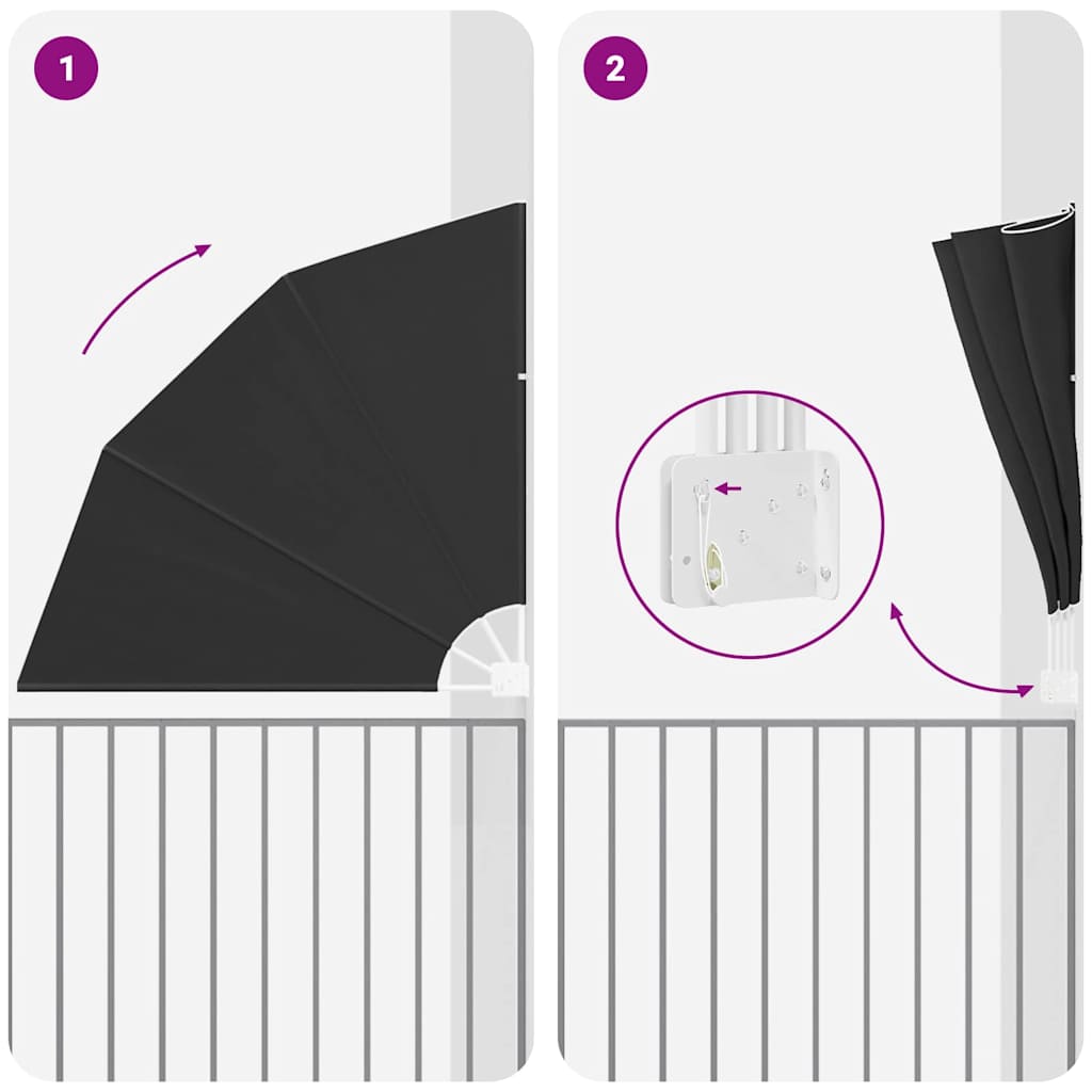 Balkon Sichtschutz Polyester
