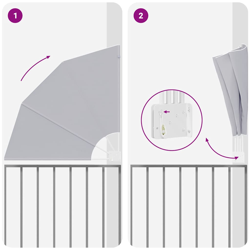 Balkon Sichtschutz Polyester