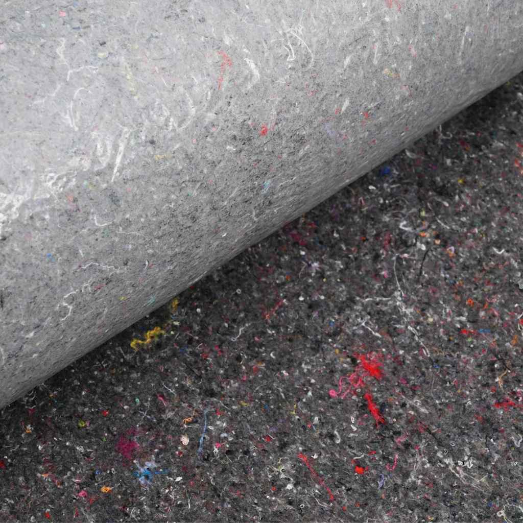 Teichvlies Grau Polyester Und Baumwolle