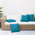 Sofakissen 4 Stk. Blau 40X40 Cm Stoff