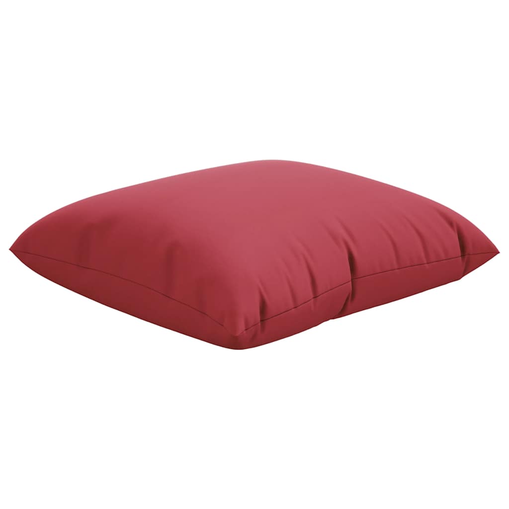 Sofakissen 4 Stk. Weinrot 50X50 Cm Stoff