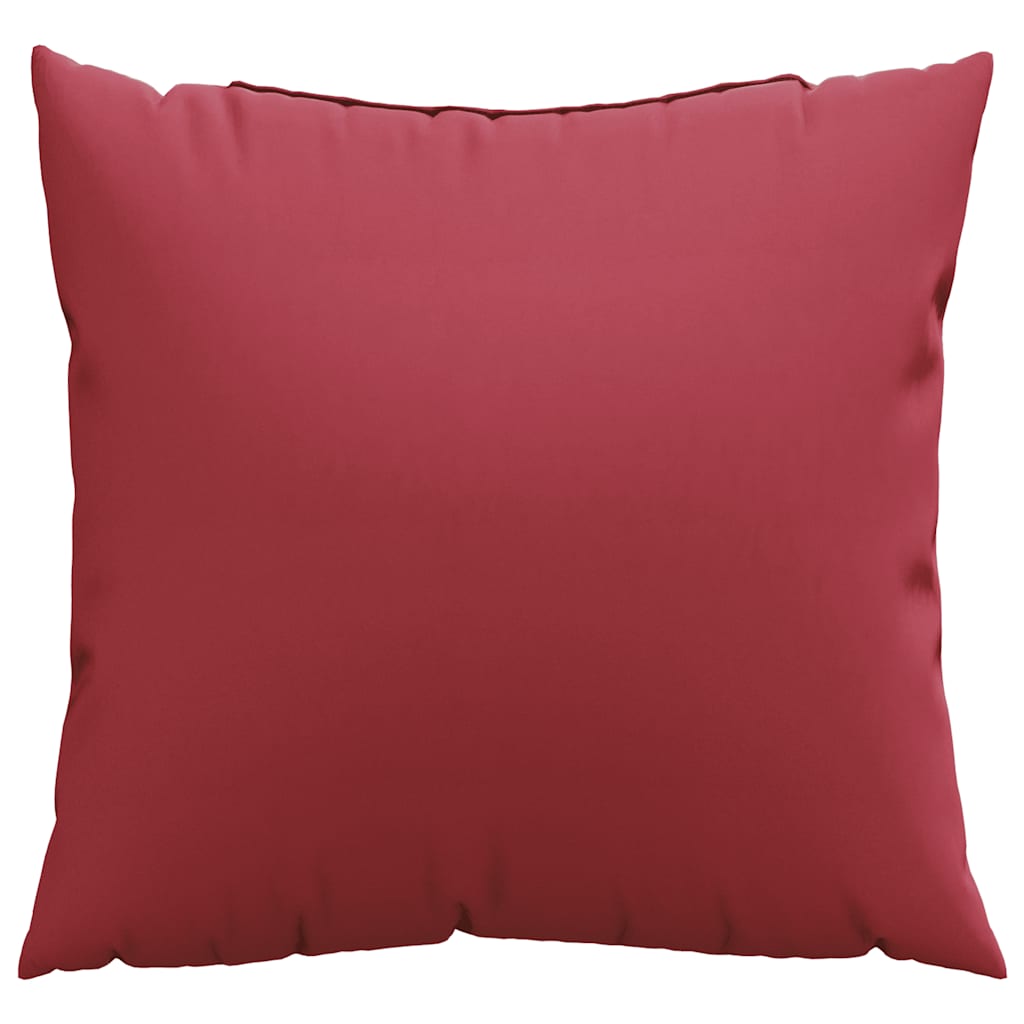 Sofakissen 4 Stk. Weinrot 50X50 Cm Stoff