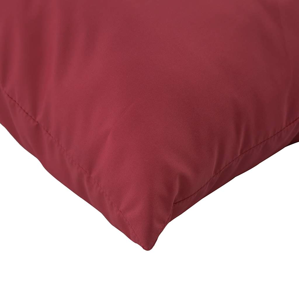 Sofakissen 4 Stk. Weinrot 50X50 Cm Stoff