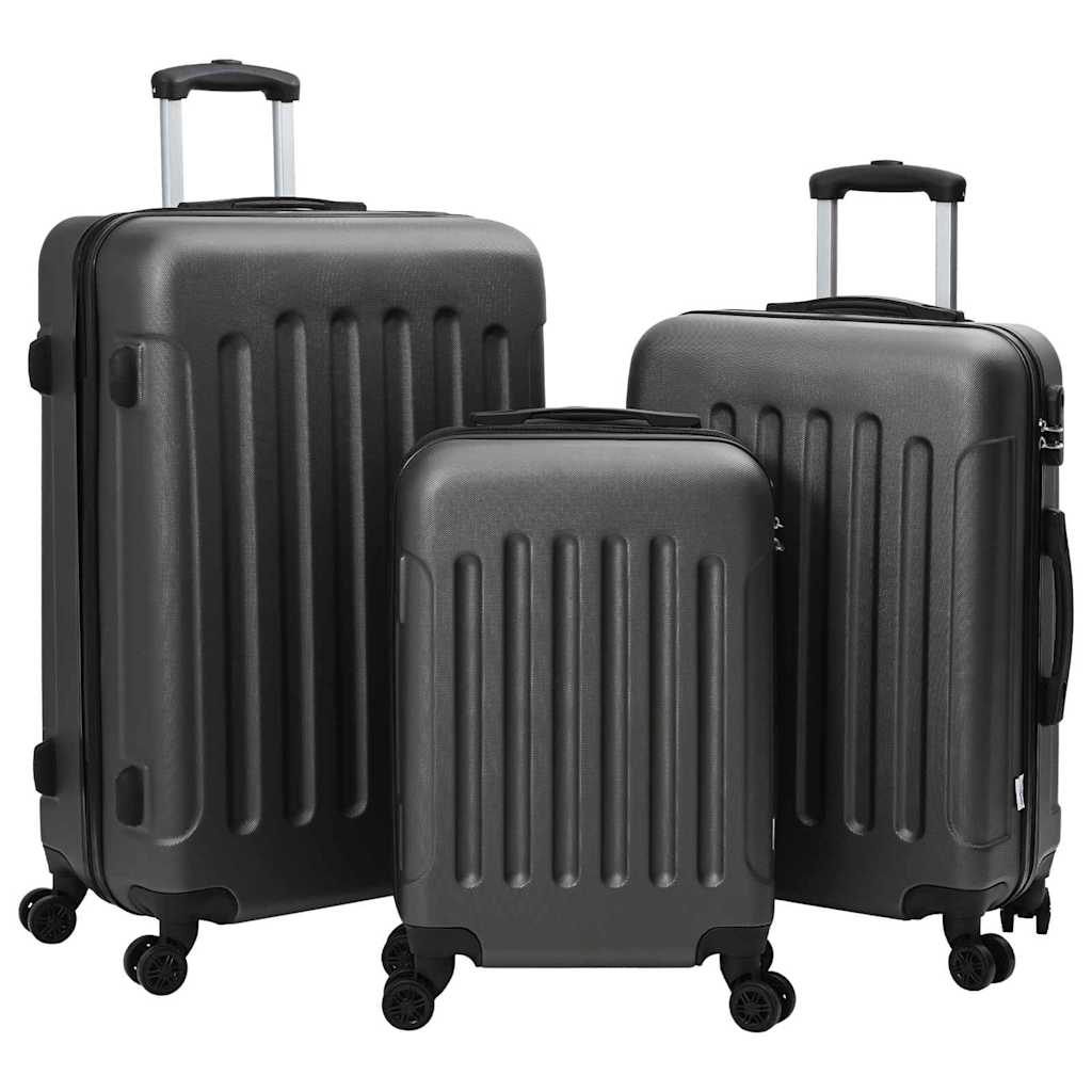 Koffer Mit Schloss 3 Pcs 50 X 31 X 78 Cm Abs Kunststoff