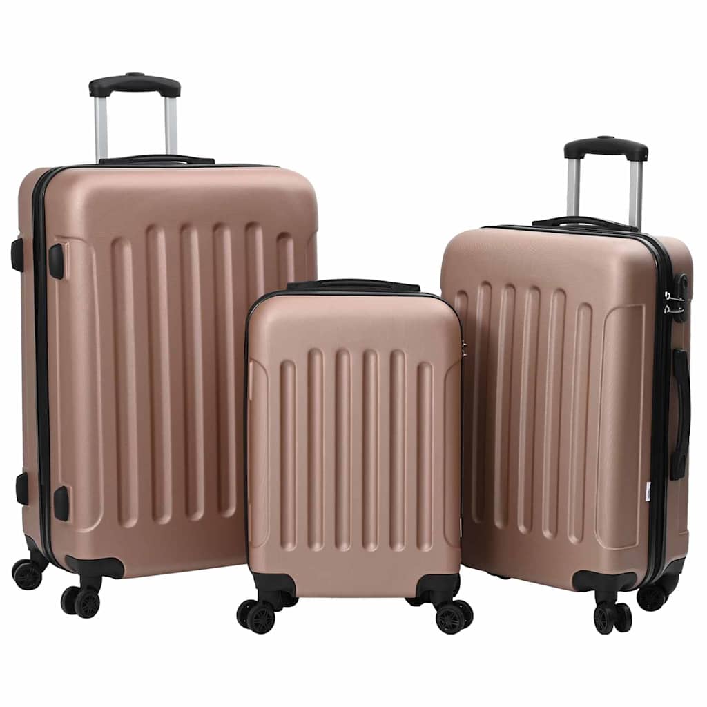 Koffer Mit Schloss 3 Pcs 50 X 31 X 78 Cm Abs Kunststoff
