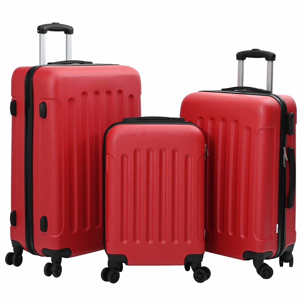 Koffer Mit Schloss 3 Pcs 50 X 31 X 78 Cm Abs Kunststoff