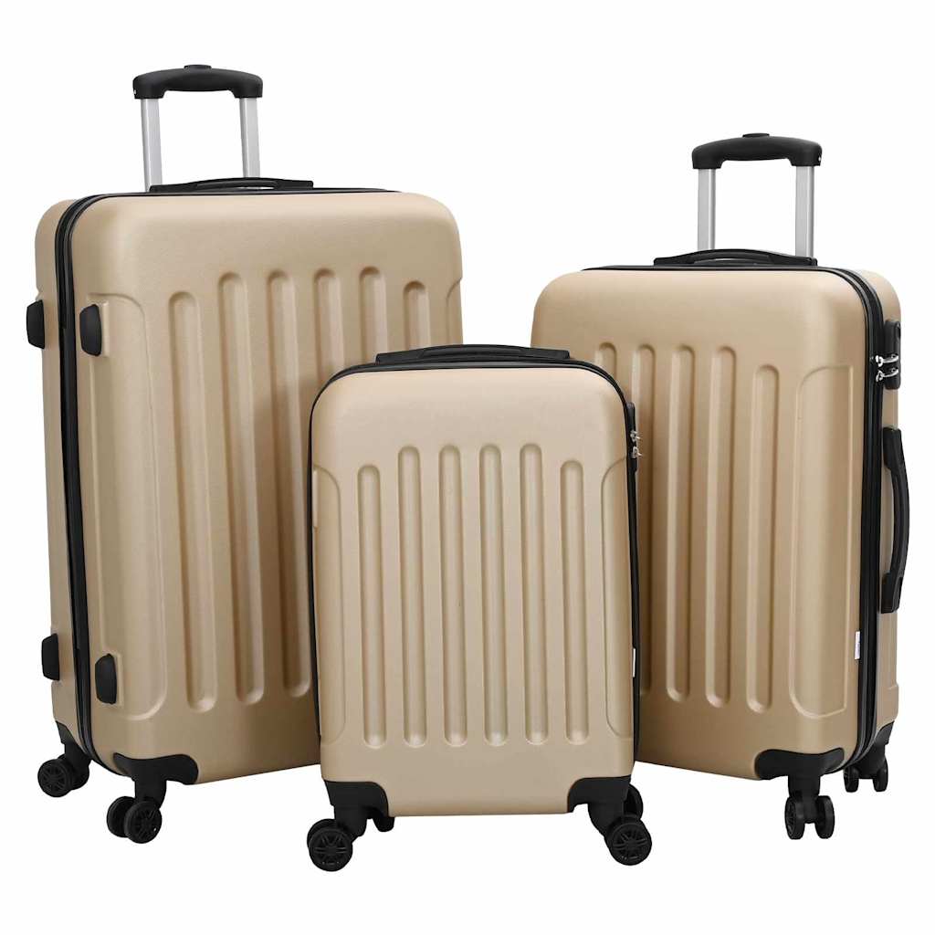 Koffer Mit Schloss 3 Pcs 50 X 31 X 78 Cm Abs Kunststoff